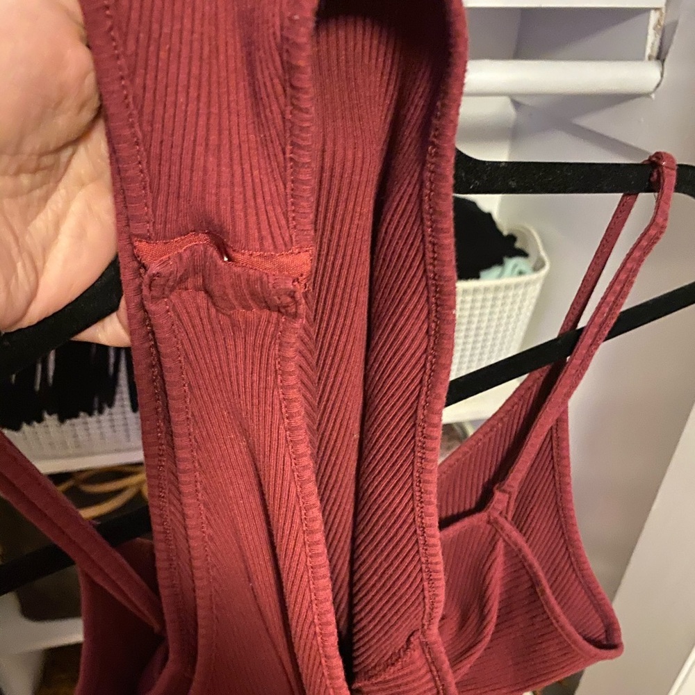 Zip up Ribbed Tank Body Suit - Picture 3 of 3